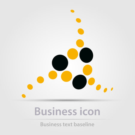 Originally designed color abstract vector business icon for creative design tasksのイラスト素材