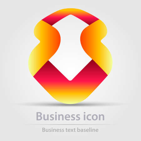 Originally designed color abstract vector business icon for creative design tasksのイラスト素材