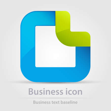 Originally designed color abstract vector business icon for creative design tasksのイラスト素材