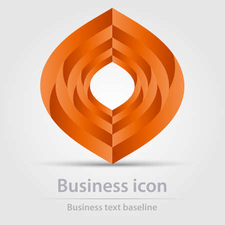 Originally designed color abstract vector business icon for creative design tasksのイラスト素材
