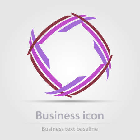 Originally designed color abstract vector business icon for creative design tasksのイラスト素材