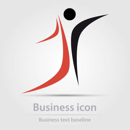 Originally designed color abstract vector business icon for creative design tasksのイラスト素材