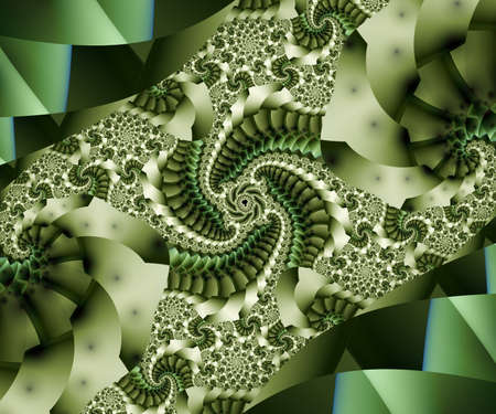 Computer generated abstract colorful fractal artwork for creative design, art, home decoration and entertainmentの写真素材