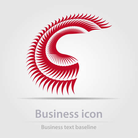 Originally designed color abstract vector business icon for creative design tasksのイラスト素材