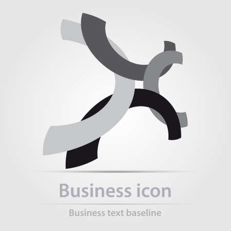 Originally designed color abstract vector business icon for creative design tasksのイラスト素材
