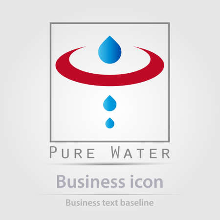 Originally designed color abstract vector business icon for creative design tasksのイラスト素材