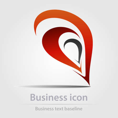 Originally designed color abstract vector business icon for creative design tasksのイラスト素材