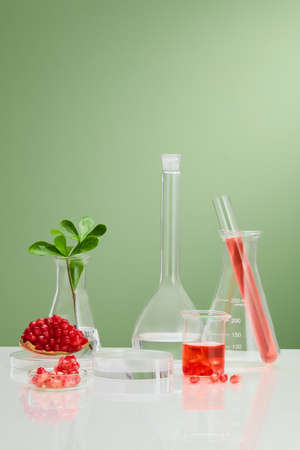 Dark blue background with gift box full of christmas ornament , candy yellow ribbon colorful twinkle pearl , christmas holiday contentの写真素材