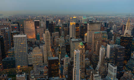 New York, USA, September 15, 2018: New York city landscape. New York is one of the most famous in the world and one of the most touristic places.のeditorial素材