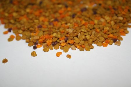 bee pollenの写真素材