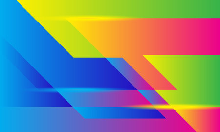 abstract background with blue, pink, yellow, green and purple colors. colorful modern abstract background designのイラスト素材