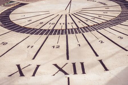 Old wall calendarの写真素材