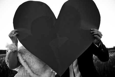 Photo of just married couple that are full of life and love and are enjoying life.の写真素材