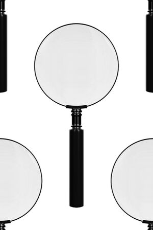Seamlessly Tiling Background of Magnifying Glass'の写真素材