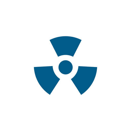 Propeller Blue Icon On White Background. Blue Flat Style Vector Illustration.のイラスト素材