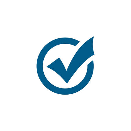 Right Blue Icon On White Background. Blue Flat Style Vector Illustration.のイラスト素材