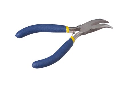Isolated bent nose pliers  の写真素材
