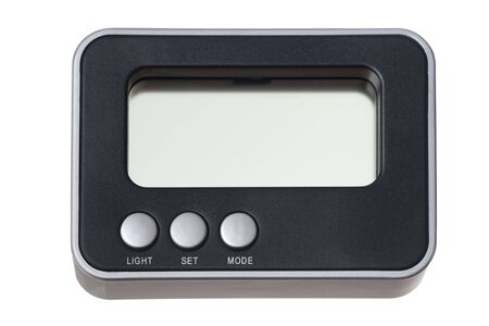 Isolated shot of an electronic clock の写真素材