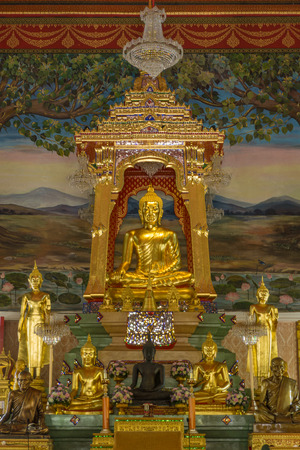 ancient Buddha in Templeのeditorial素材