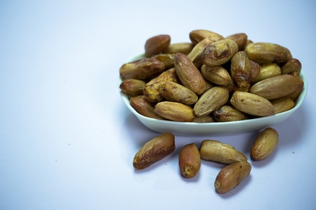 Nigeria local dates Isolated with white backgroundの写真素材
