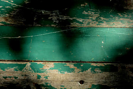Green old wood background Texture の写真素材