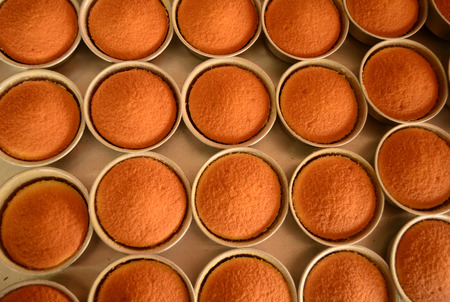 egg cakes の写真素材