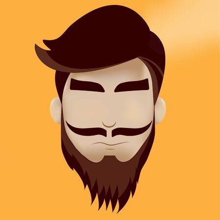 Face men designのイラスト素材