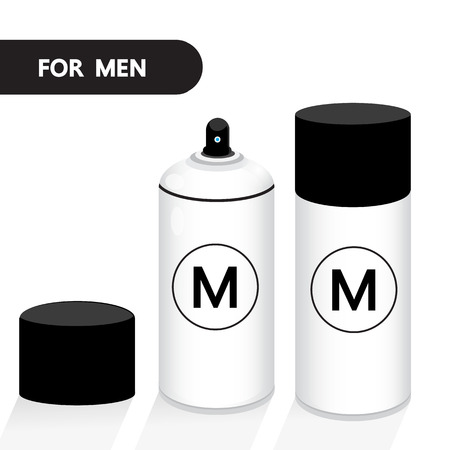 PRODUCTS FOR MEN BLACK SETのイラスト素材