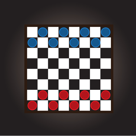checkers boardのイラスト素材