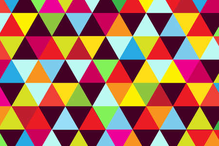 Background multicolored triangleのイラスト素材