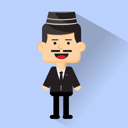 business cartoon designのイラスト素材