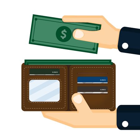 wallet designのイラスト素材