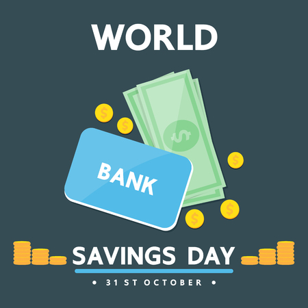 World savings day , vector designのイラスト素材