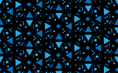 Triangular and circle pattern abstract background design.のイラスト素材