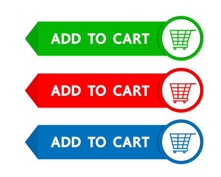 Add to cart button vector business design.のイラスト素材