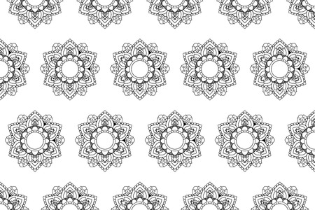 Thai pattern mandala vector designのイラスト素材