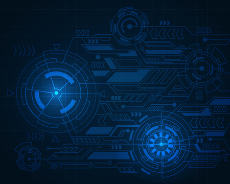 Technology abstract background design.のイラスト素材
