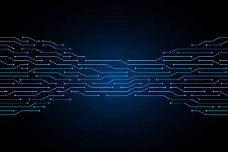 Line circuit abstract technology electricity background designのイラスト素材