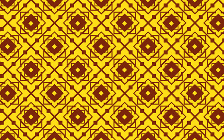 Yellow geometric pattern vector abstract background design.のイラスト素材