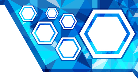 Banner abstract geometric background design.のイラスト素材