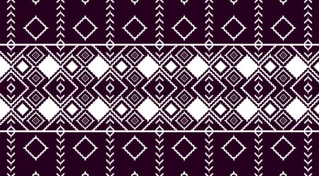 Geometric abstract fabric ethnic pattern seamless tradition background design .