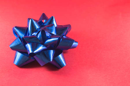 Blue ribbonの写真素材