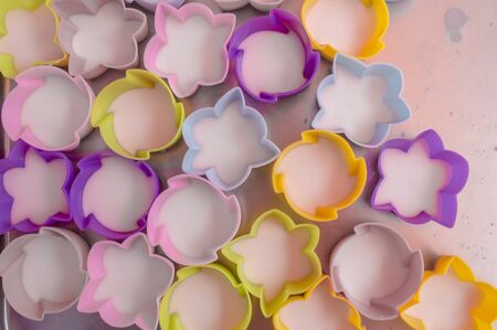 coconut milk jellyの写真素材