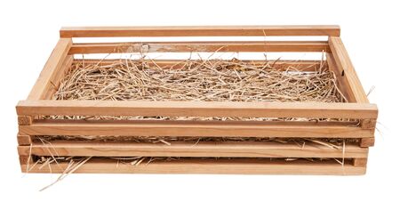 empty wooden isolated on whiteの写真素材