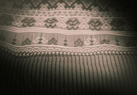 Thailand Cultural Fabric beautiful backgroundの写真素材