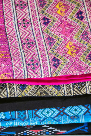 Thailand Cultural Fabric beautiful background