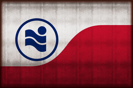 Irving Texas rusty flag illustration. Usable for background and texture.の写真素材