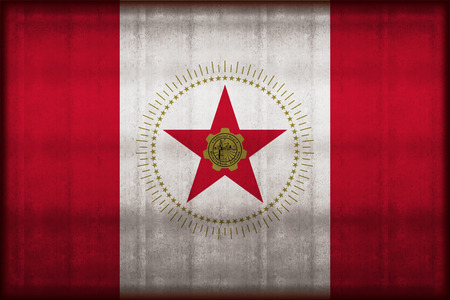 Birmingham Alabama rusty flag illustration. Usable for background and texture.の写真素材