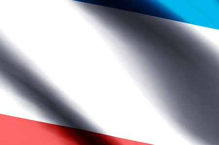 Crimea stylish waving and closeup flag illustration. Perfect for background or texture purposes.の写真素材