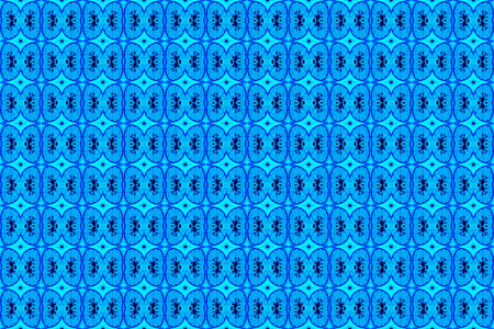 wallpaper lemon plate several pieces arranged in a stained blue butterflyの写真素材